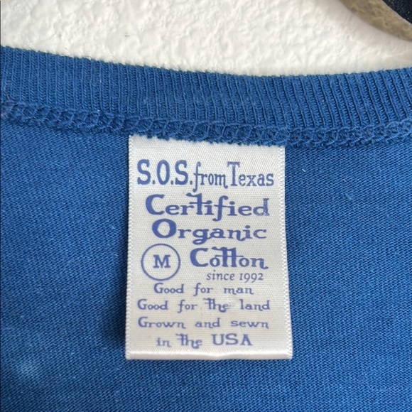 SOS from Texas Red, White, and Blue Tie-Dye Shirt Size Medium - Picture 3 of 4
